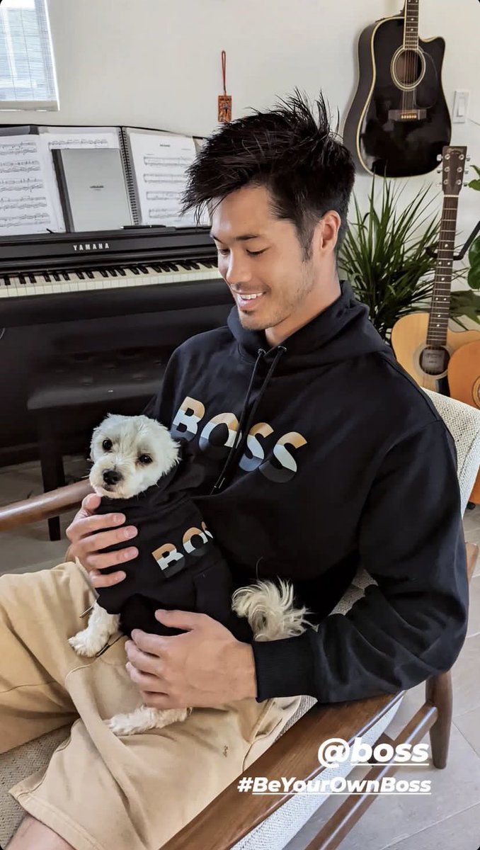 JodyJosterHere's tweet photo. Ross and his puppy 🐶  They’re just so cute 😭💕 https://t.co/OAViEKgXmg