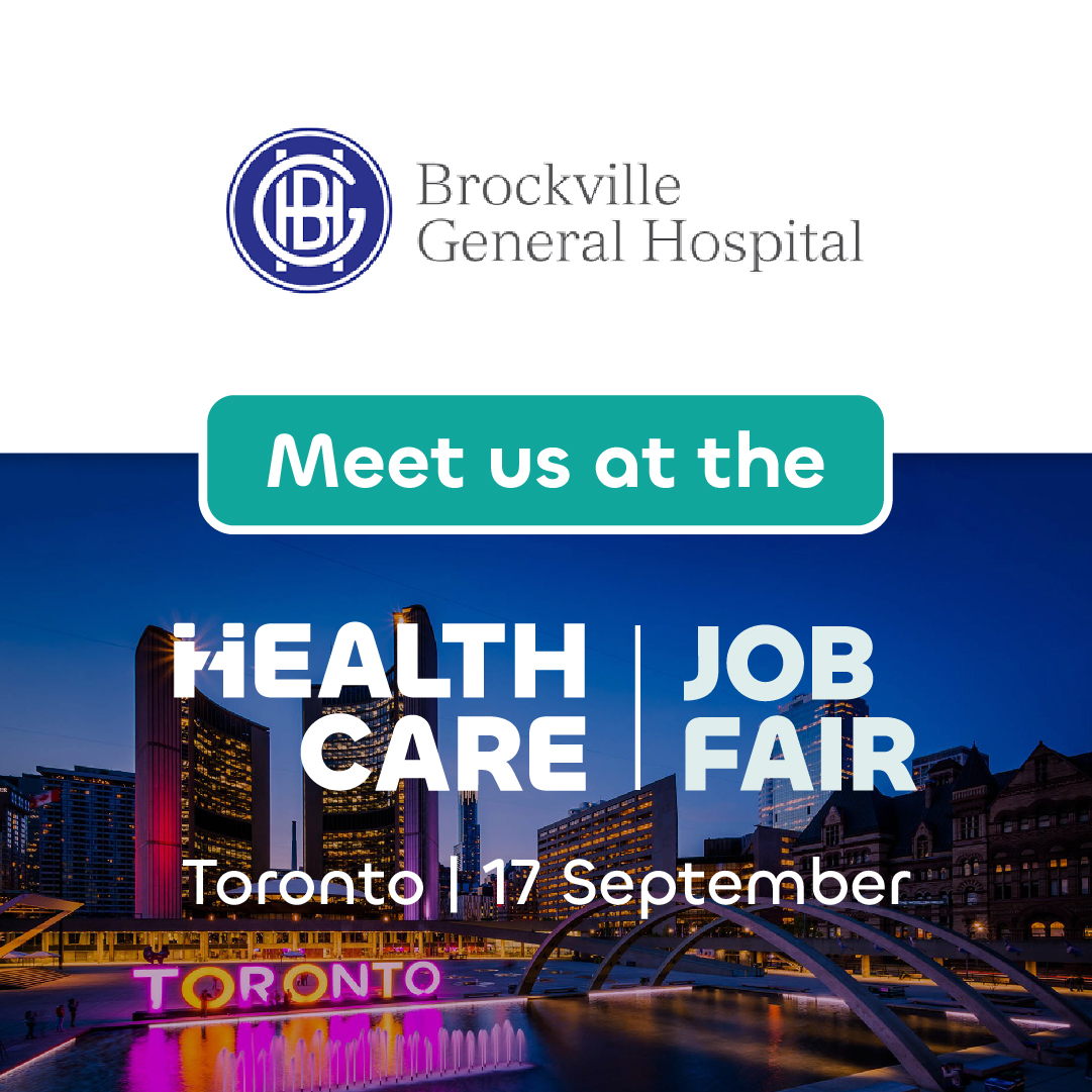 @BrockvilleGener will be #recruiting @HcJobFair on 17th Sept 2022 at @SheratonCentre. Register now for FREE!

hubs.ly/Q01lsx4p0

 #Emergency #Surgical Services #Acute Inpatient #Rehabilitation #Complex #Medical #Outpatient #MentalHealth #healthcarecanada #healthclinic