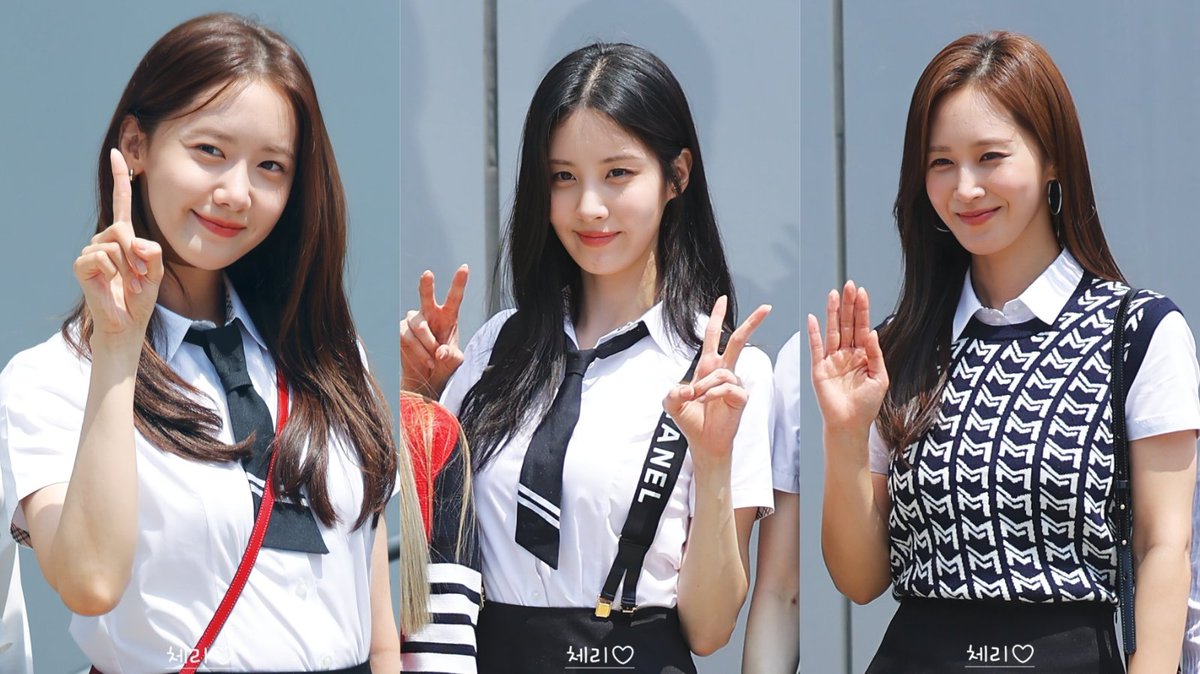 seosal2's tweet photo. Throwback #Triplets at Knowing Brother #YoonYulSeo #SEOHYUN #Yoona #YURI #SNSD https://t.co/CGyTXXgODg