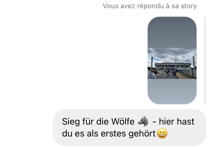 Dankt mir später 😉🐺🔥 #SGEWOB