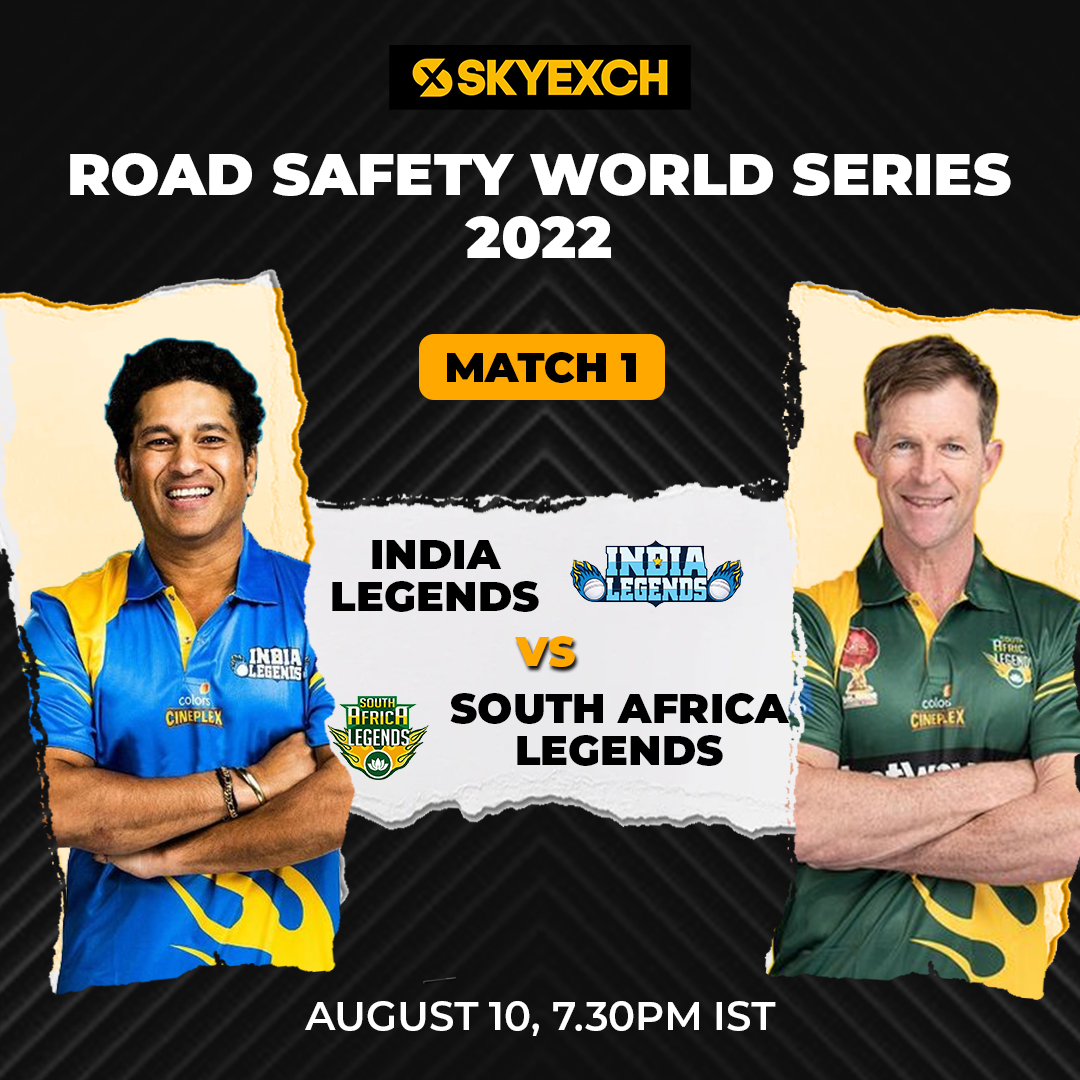 India Legends and South Africa Legends are all set to play the 1st match of Road Safety World Series 2022.

#LegendsLeagueCricket #BossLogoKaGame #BhilwaraGroup #SkyExchCricket #SkyExchSport #T20Cricket #SachinTendulkar #SouthAfricaLegends #IndiaLegends #skyexch