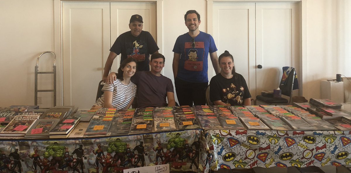 patrickecook's tweet photo. The Avengers have assembled @millno5 and weโre ready to talk (and draw) #comicbooks !!! #ALittleBazaar #MillNo5
Come on down #Lowell!
@AndrewCooker https://t.co/UNefx8JNA1