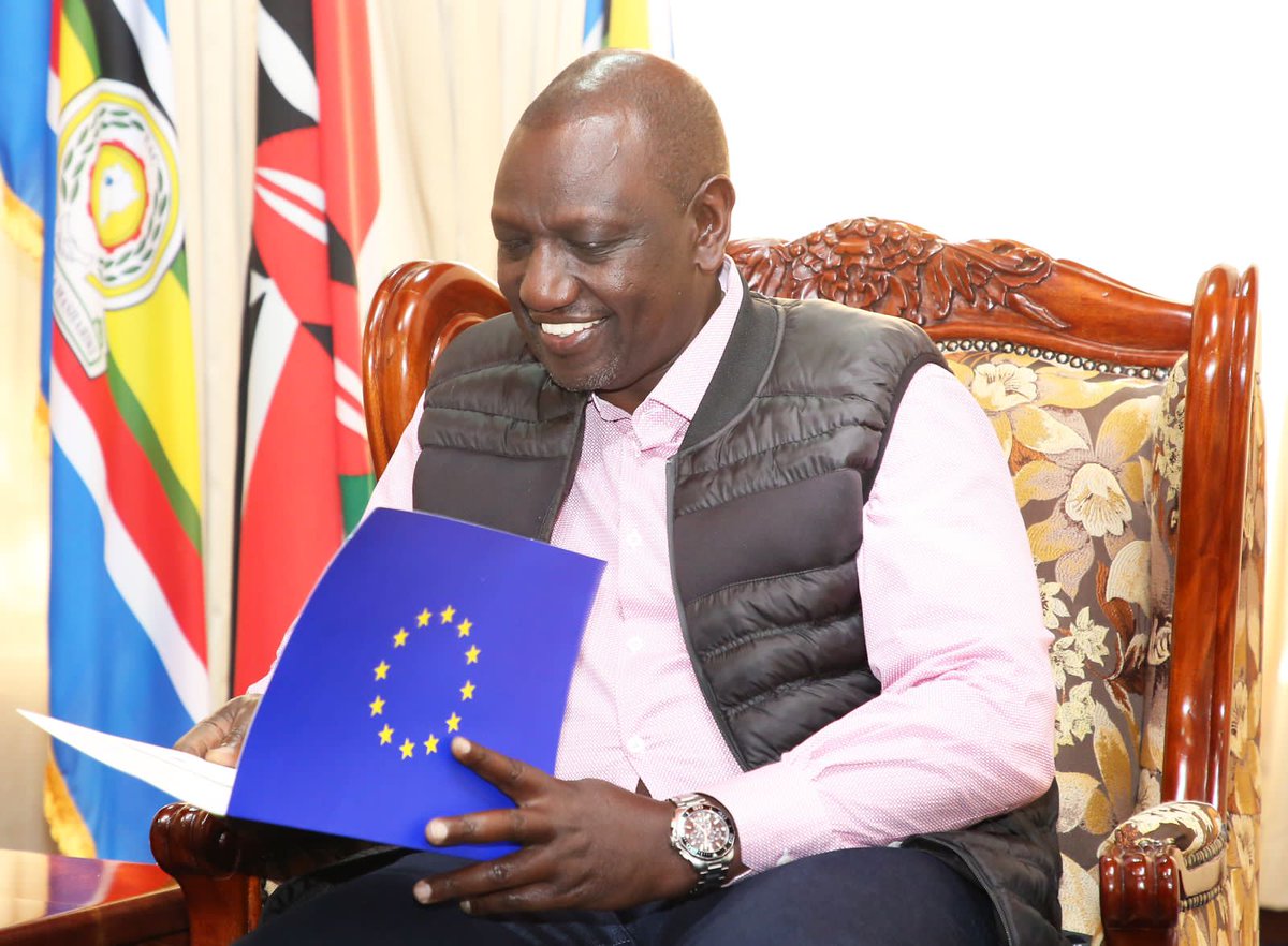 WilliamsRuto's tweet photo. We acknowledge the special place the European Union has accorded Kenya for its lead role in regional peace and stability. We also appreciate the recognition it has given the people of Kenya for conducting peaceful and democratic elections. https://t.co/xbw4ZeQLar