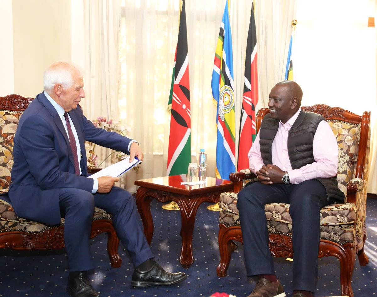 WilliamsRuto's tweet photo. We acknowledge the special place the European Union has accorded Kenya for its lead role in regional peace and stability. We also appreciate the recognition it has given the people of Kenya for conducting peaceful and democratic elections. https://t.co/xbw4ZeQLar