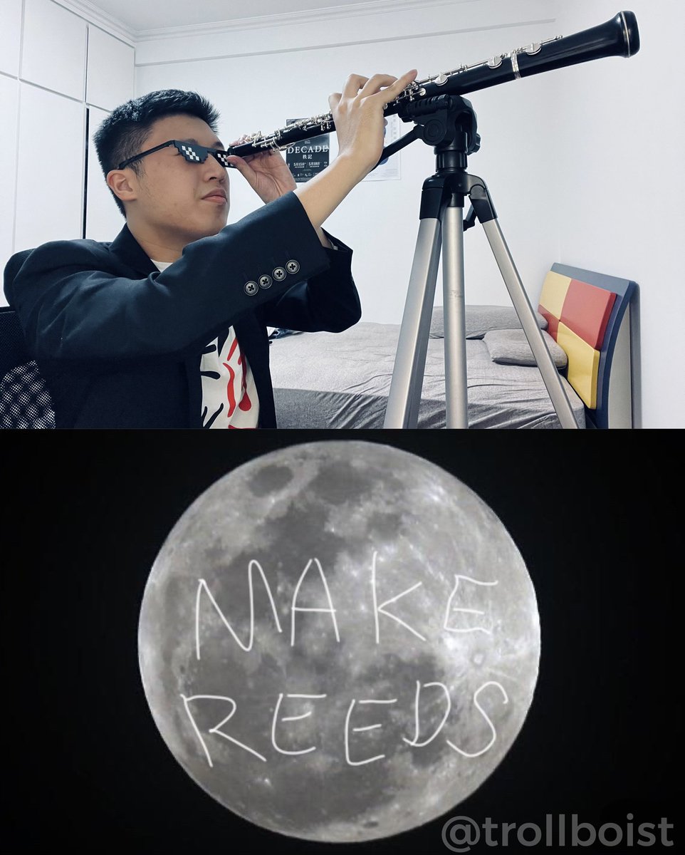 trollboist's tweet photo. happy mid-autumn festival!!! :0))))

#MidAutumnFestival #中秋節快樂 #oboe #oboememes #reedmaking #oboereeds https://t.co/5TiKBqmeUK