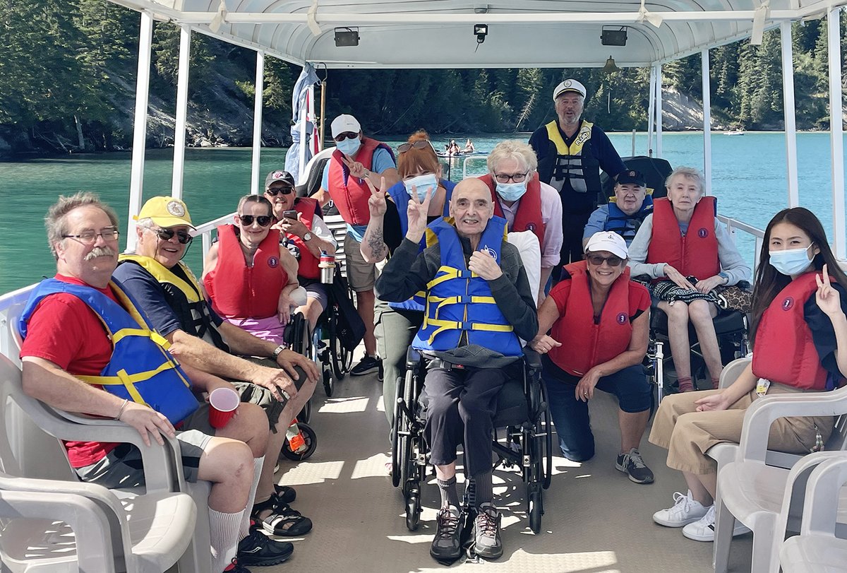 bethanycare's tweet photo. Bethany Calgary residents enjoyed a sunny day out on Ghost lake with The Handi-Boat Society of Alberta. Hats off to a wonderful crew, thank you!
#HandiBoatAssociation #BethanyCalgary #GhostLake #BethanyCareSociety #ABseniors #SeniorCare #CreatingCaringCommunities #YYCseniors https://t.co/etBDC0BGn1