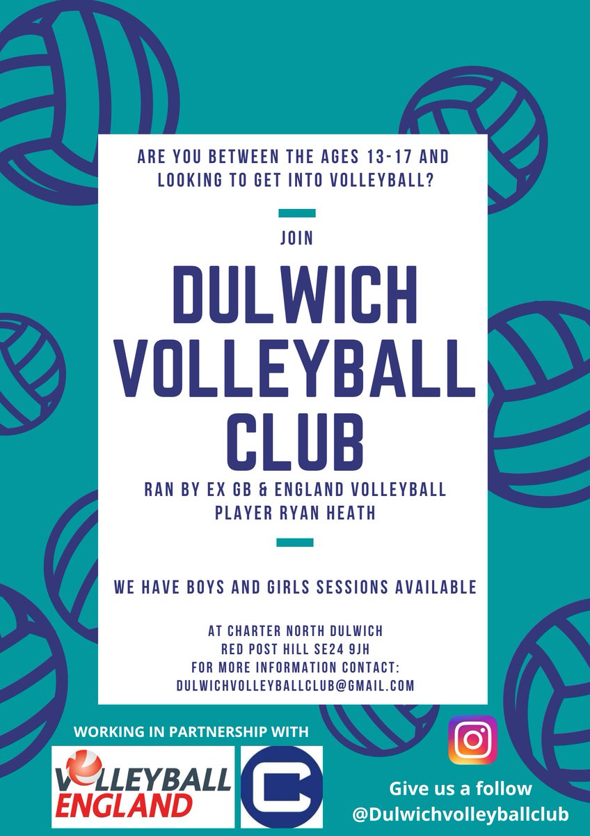 CALLING SOUTH LONDON PE TEACHERS! Please share within your PE departments and with students who may be interested. Session available for Boys and Girls and we will be competing in <a href="/VballEngland/">Volleyball England</a> junior comps. Any retweets would be much appreciated. <a href="/LPESSN/">LPESSN 💙</a> <a href="/tcsedpe/">The Charter School East Dulwich PE Department</a> <a href="/CharterPEdept/">The Charter School North Dulwich PE dept</a>