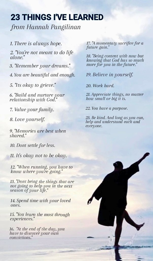 frvrohannah's tweet photo. 23 things I've learned from @hannahkathleenp 🤍

#HannahChapterXXIII https://t.co/pd6c29c3Uc