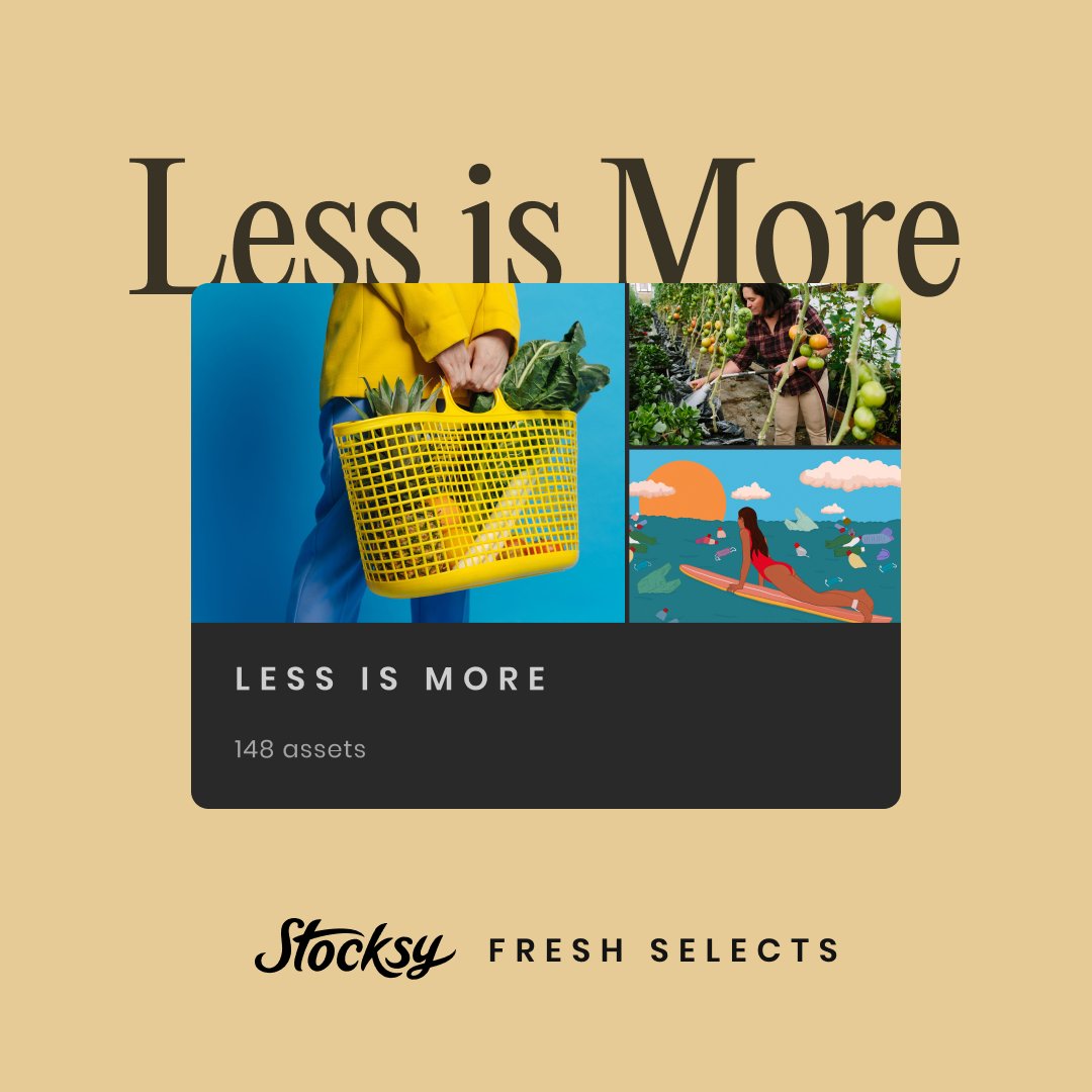 StocksyUnited's tweet photo. We've seen requests for sustainability and conscious consumerism stock media sky rocket as more companies take action 🌍🐝
Explore the latest Fresh Selects in the Less Is More Collection: https://t.co/QbXDhDfh0E
#FreshSelects #Stocksy #StockMedia #ConceptualPhotography https://t.co/L8xs7WTjYp