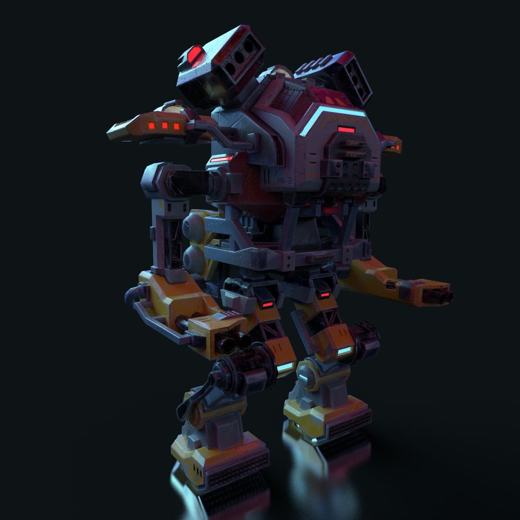 ThinkletonGames's tweet photo. Mickey Mech. Also, I just learned you can upload 2 pictures at the same time on twitter😅#screenshotsaturday
 
#mech #robot #3D #3Dart #gameart #indiedev #indiegame #dev #gamedev #unity3d #substance #Blender3d https://t.co/Q3UPuJY1Uv