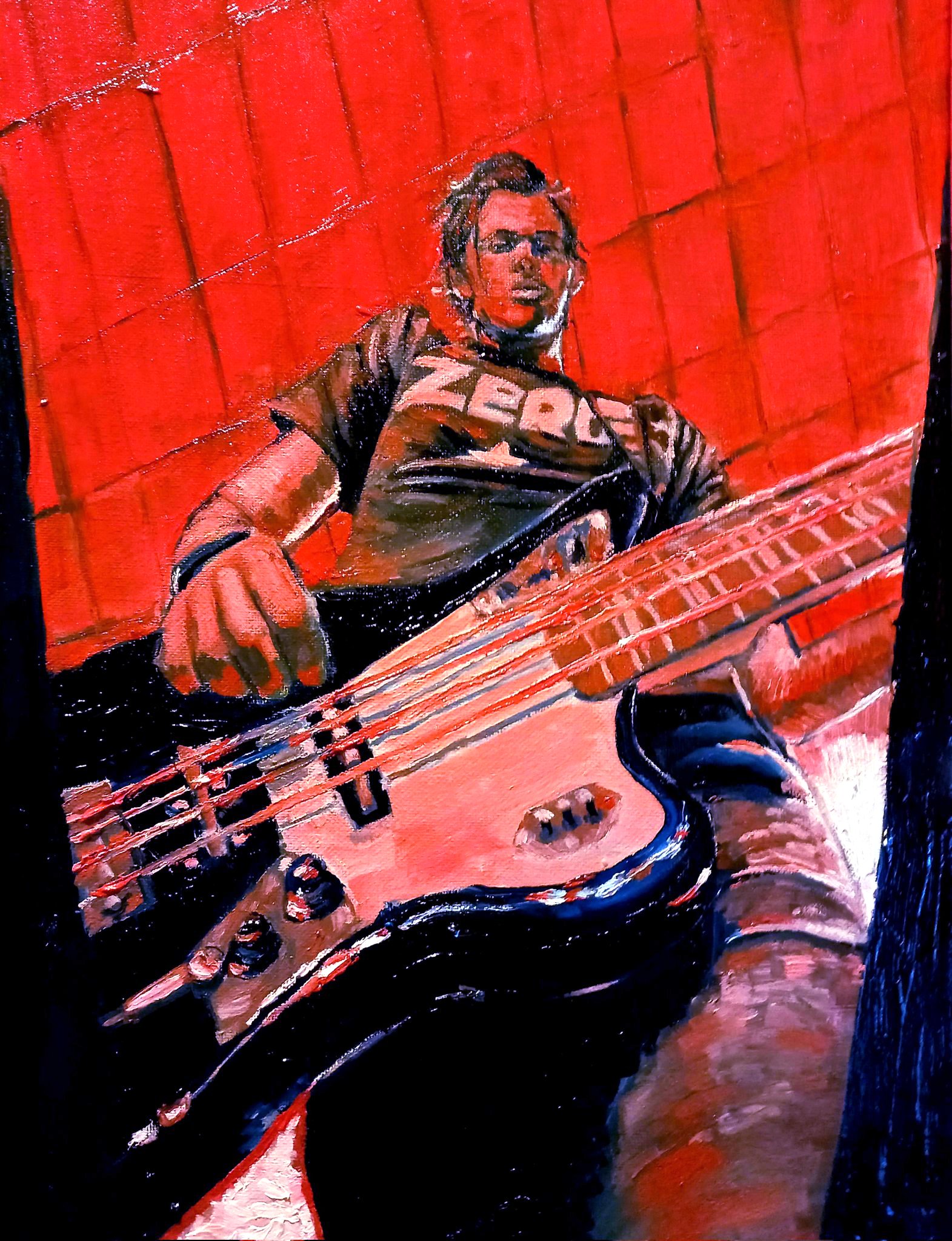 Happy birthday mikey way <333 bring back this oil painting I did a while ago 