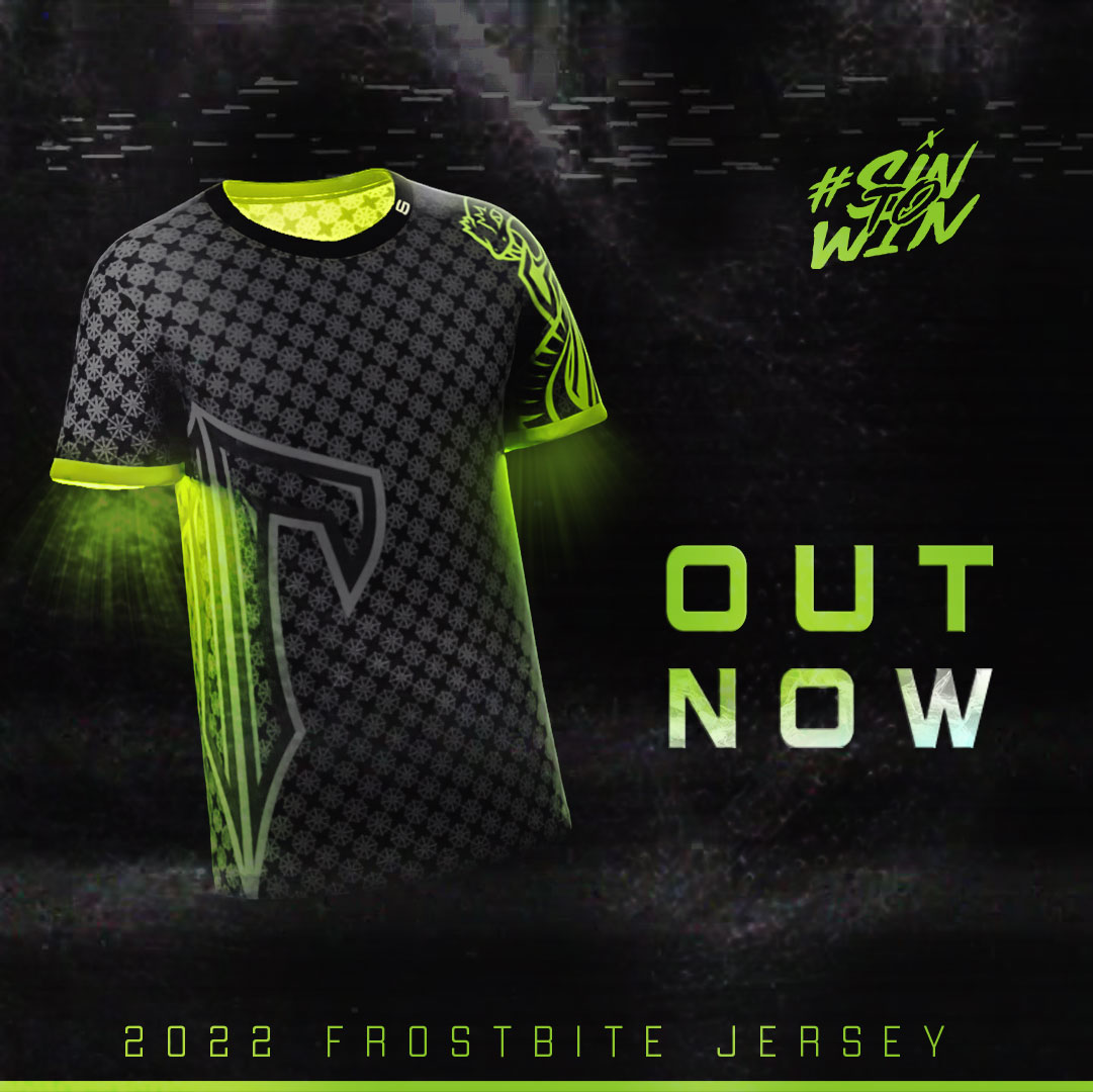 TwistedSinGG's tweet photo. ❄️Fear the chill❄️
Introducing the 2022 Frostbite Jersey

Get yours today! https://t.co/EzNNqoX2CZ
#SinToWin🐍 https://t.co/MvYU6UVAOY