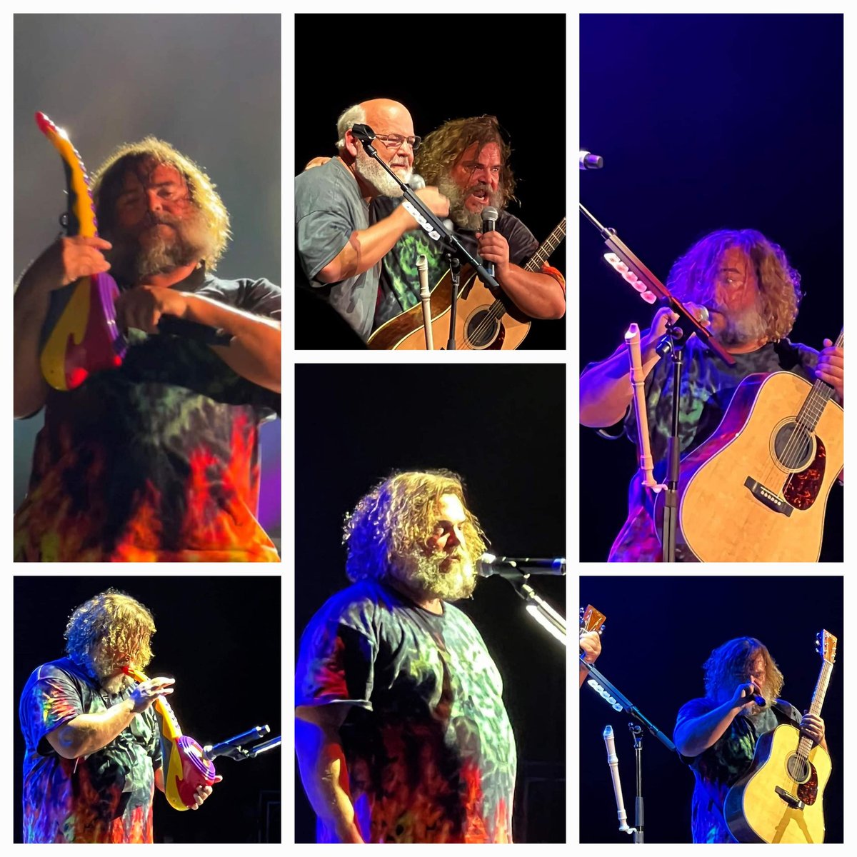 reagon93's tweet photo. I still can't believe I got to see my celebrity "best friend" rock out last night! 🎸🤘🏾😎 @tenaciousd @jackblack @LiveOakBankPav @SneakerBeeker https://t.co/es9hQFxJga