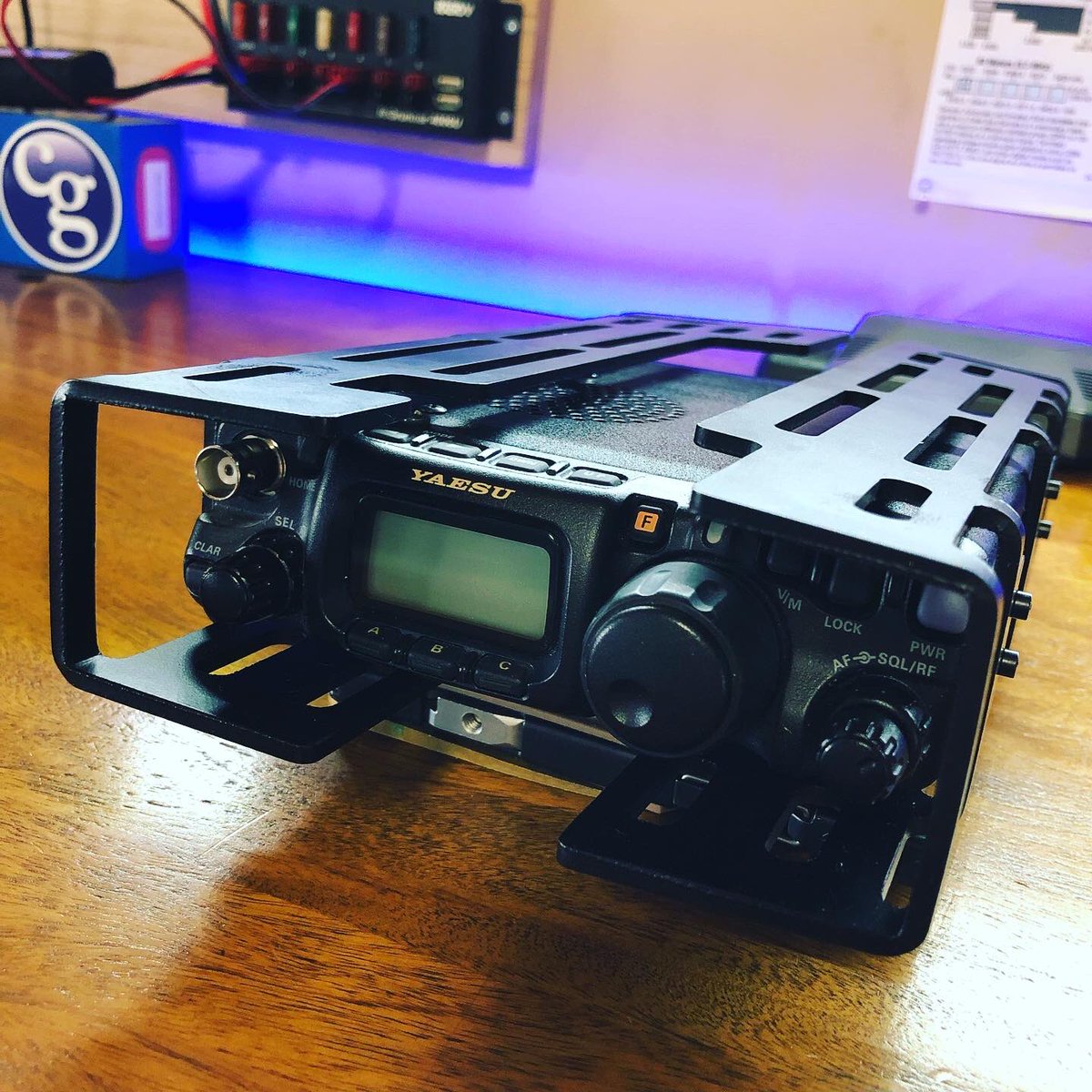 thetechprepper1's tweet photo. Step: 2 Want to build a Yaesu FT-818ND manpack radio?

1. Buy the ARMOLOQ TPA pack. frame
2. Relocate both the VHF/UHF and HF antennas to the front with BNC relocation mounts 

#thetechprepper #yaesu #ft818 #manpack #armoloq https://t.co/mOFzZli5I3