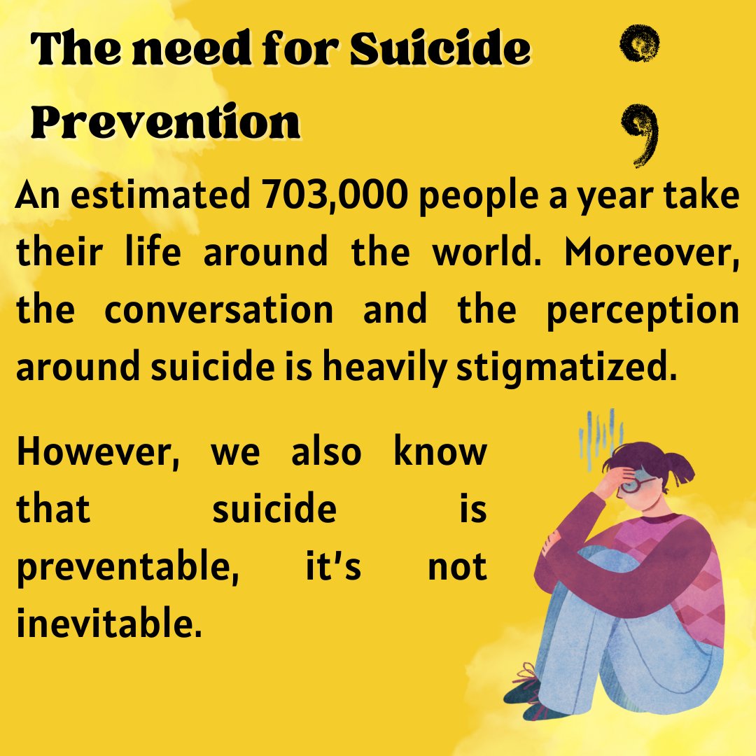 Psychology_IPCW's tweet photo. Each year in the month of September, the 10th of September is observed as World Suicide Prevention Day by the World Health Organization to focus attention on the issue, reduce stigma, and raise awareness, giving a singular message that suicide can be prevented. https://t.co/6DTU8C8S92