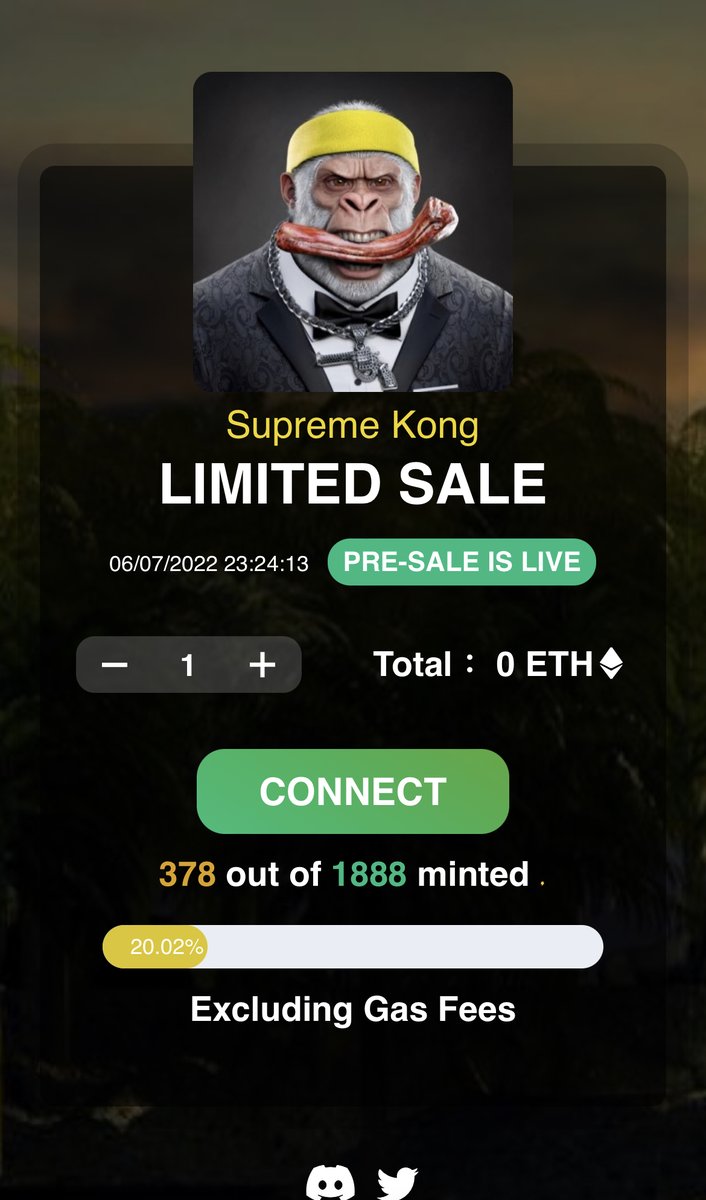 _SupremeKongNFT's tweet photo. 🎉Because of the bear market of the market, we provide 300 whitelists that can be minted for free Mint

📢Quick Minting if you are mentioned by us (only 300 NFTs on Twitter members)

🔗Mint only at our Official Website 👇 below (click to open)
https://t.co/9vZ4aTysZN https://t.co/2sITC7NzC4