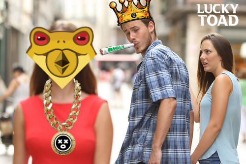 #meme #Competition  
@LuckyToadEth are holding a meme comp on the $BIGLY site🥳

Post your Lucky Toad themed meme with a $BIGLY twist under this post, follow @LuckyToadEth &amp; <a href="/BIGLY_ETH/">BIGLY</a> join both our TG &amp; tag 3 friends!

$100e 1st / 5bl $BIGLY 2nd - ends 9/13 6pm EST