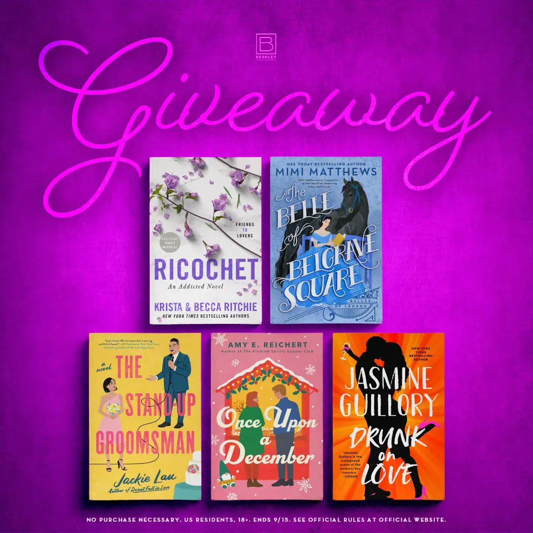 BACK TO SCHOOL GIVEAWAY! Click the link and complete the form to win this fabulous book bundle from @BerkleyPub ! buff.ly/3q55vQn