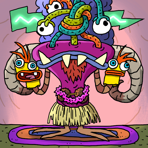 NFTke1th's tweet photo. @CosaMonstraNFT Meet my MONSTRAS!!! I am so delighted to finally see them all.
Thank you @GaborCsupo for your weird and wonderful mind. We love you โค๏ธโค๏ธโค๏ธ
#monstrafollowmonstra https://t.co/l02lHgyyy8