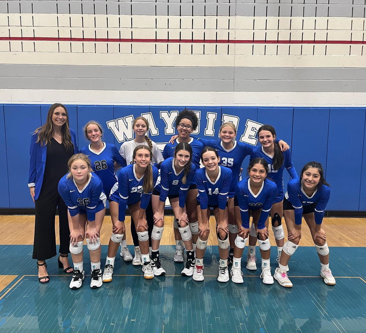 Wayside_MS's tweet photo. Volleyball 🏐 with a sweep 🧹 of PVMS on Thursday moving to 2-0 on the year! #GoWildcats

Thanks to Coach Sims for the pictures! https://t.co/EHim9MyGRl