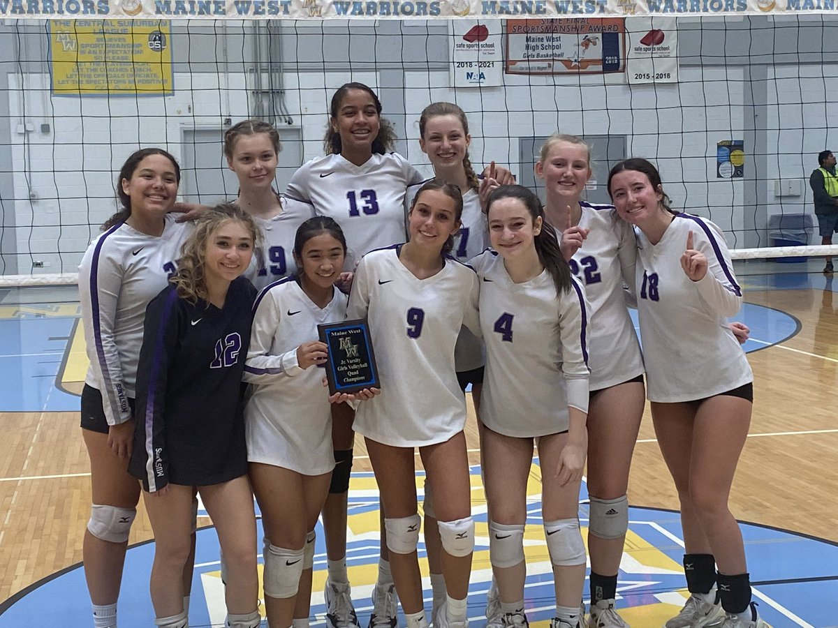 Congratulations to our JV team on winning the Maine West Quad!!! Way to go ladies!!!! 💪🏻🎉