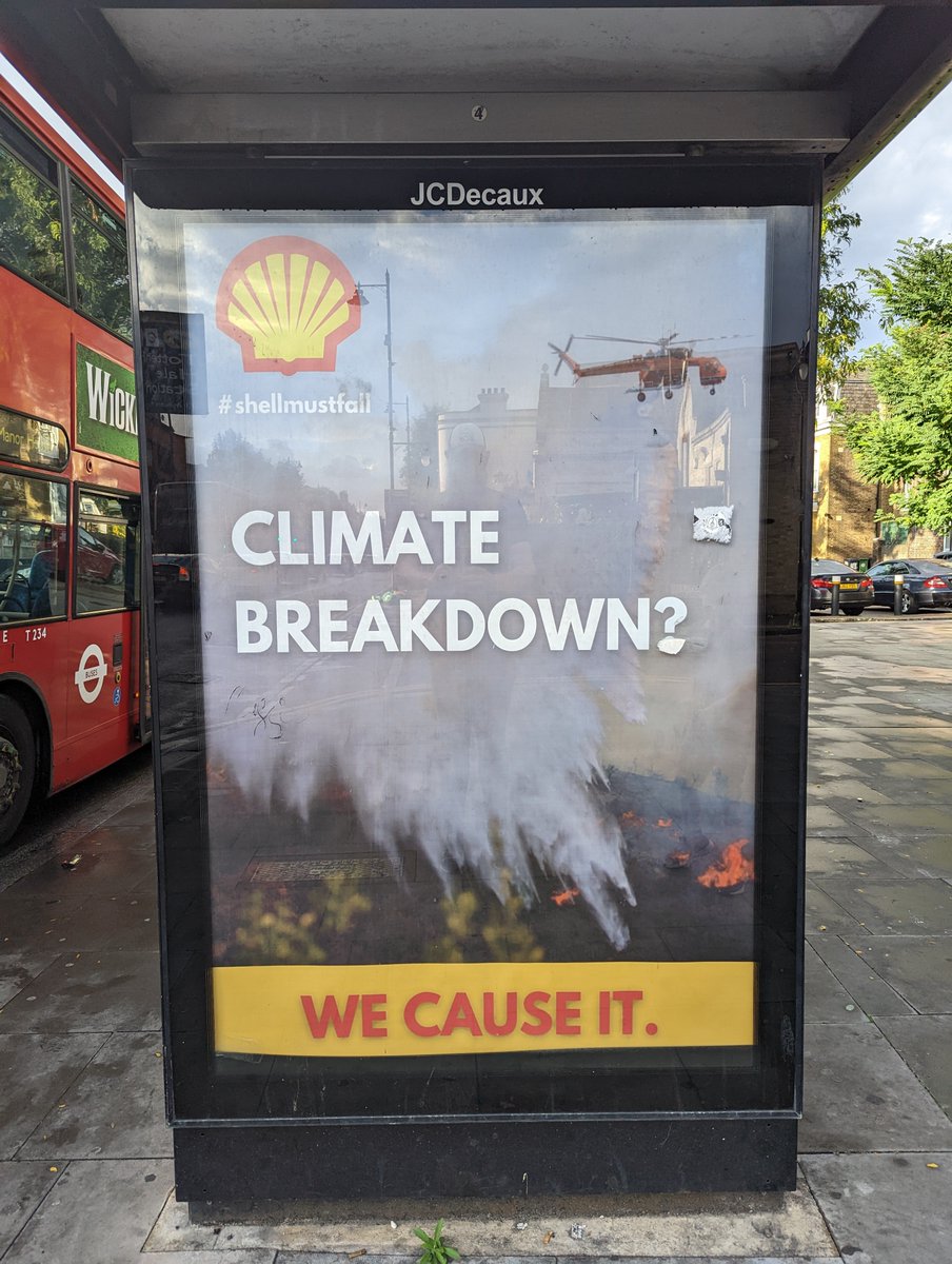 HipsterDufus_'s tweet photo. Spotted in London.. #fuckshell https://t.co/lHLDPbX4uH