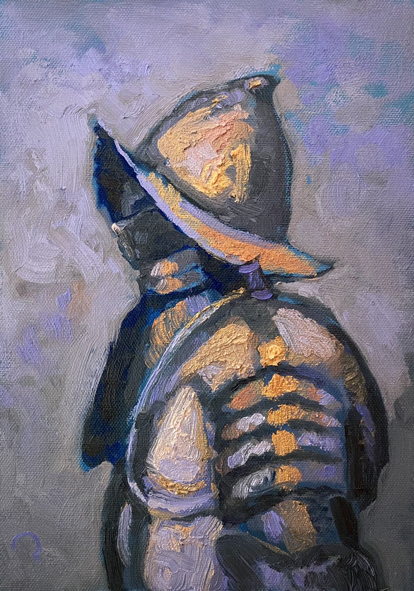 Rarroonart's tweet photo. #oilpaint #art #armor #illustration https://t.co/SBLA63J2QM