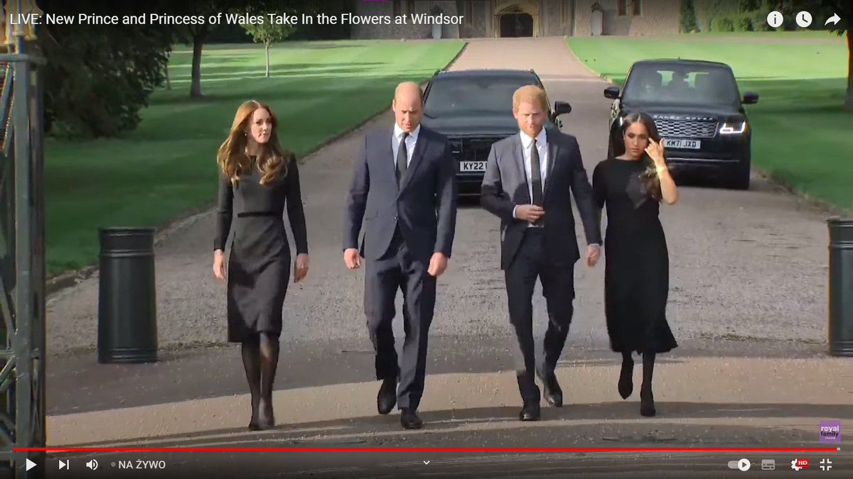 William, Catherine, Harry and Meghan seen together in Windsor for the first time since 2020 if i'm correct