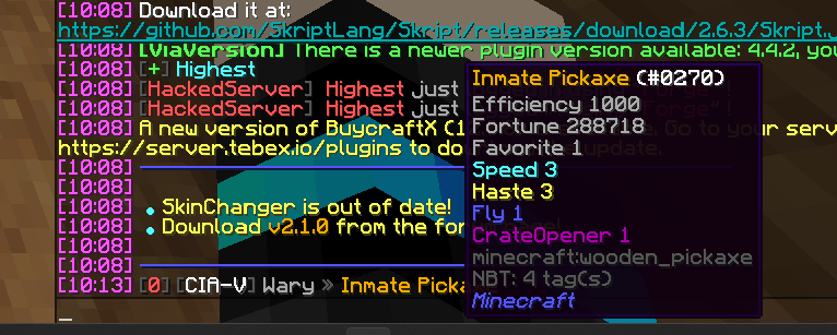 SkPrison's tweet photo. The server has seen a LOT of updates recently. We hope to release soon to give you the best prison experience in Minecraft: Java Edition!

Even if you are not part of the server and are willing to help us test, you can feel free to DM @TechHighest or @SkPrison! https://t.co/vY7fcUSwx6
