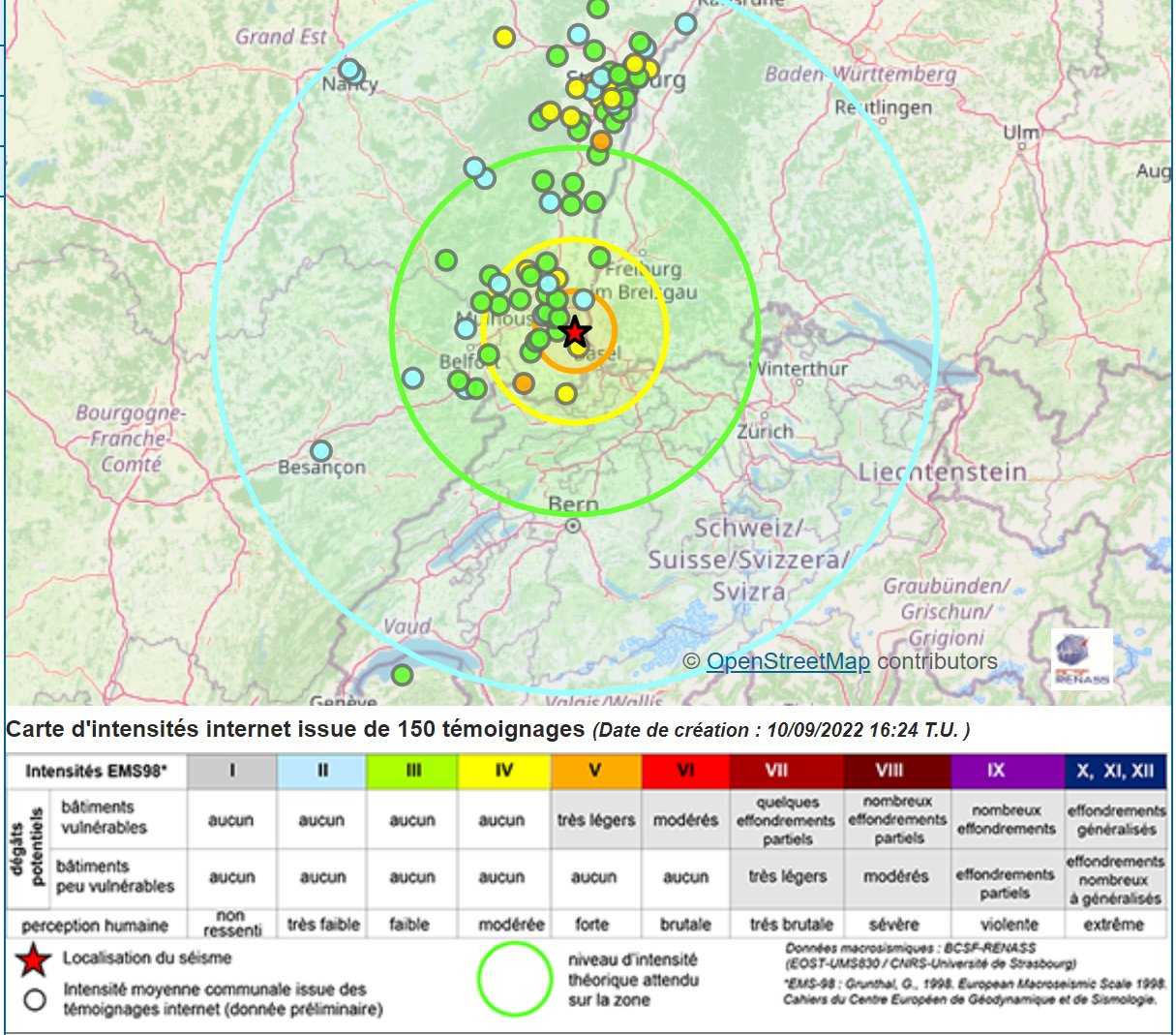 Infos Françaises on Twitter "ALERTE Tremblement de terre de