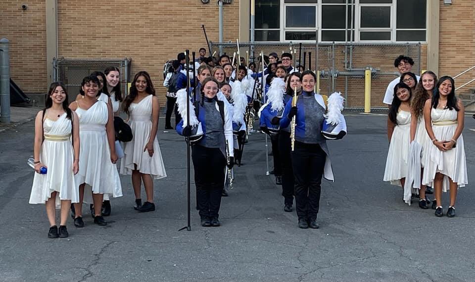 Our Marching Rams at the First Home Game!