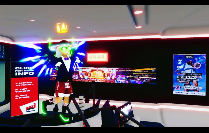 KindSonntags's tweet photo. Crypto Avatar Family
Sep 10
DJ LOVEMAN + Die Mana Hexe + Crypto Maria #cryptoavatar #nft
Decentraland
Energy Air LIVE concert in the #TRUBandRoom!
LFG! 🤘 @Uniquehorns_nft #MusicNFT
https://t.co/ubkJfp1FCq
https://t.co/NPGhC0xGby https://t.co/rMdgyrFwRc