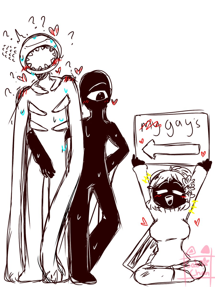 Sabchanivysaver's tweet photo. seek X figure in a nutshell..?😳

also this is reference to that one tiktok I found. #robloxdoors #roblox #seekdoors #figuredoors #gay #sus https://t.co/YmlwL3EJlj