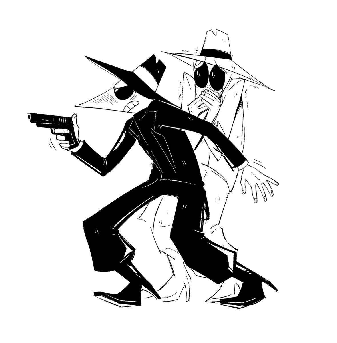 Spy vs. Spy: Straightest guys in espionage #fanart 