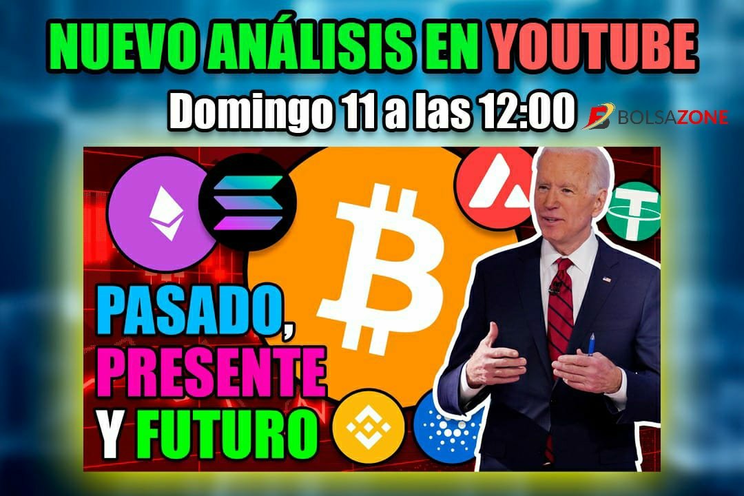 🕛 𝙈𝙖𝙣̃𝙖𝙣𝙖 𝗱𝗼𝗺𝗶𝗻𝗴𝗼 1️⃣1️⃣ SEPT 𝗮 𝗹𝗮𝘀 12𝗵 𝘀𝗮𝗹𝗱𝗿𝗮́ 𝗲𝗹 𝘃𝗶𝗱𝗲𝗼 𝗱𝗲 #Bitcoin 𝗲𝗻 𝗻𝘂𝗲𝘀𝘁𝗿𝗼 𝗰𝗮𝗻𝗮𝗹 𝗱𝗲 𝗬𝗼𝘂𝘁𝘂𝗯𝗲.

     🔱 𝗡𝗼 𝗼𝘀 𝗹𝗼 𝗽𝗲𝗿𝗱𝗮́𝗶𝘀 🔱
♦️youtube.com/c/BolsaZone♦️

🔱 Análisis hecho por <a href="/inviertejoven/">eljoveninversor</a>  para 𝘽𝙕.

#BTC