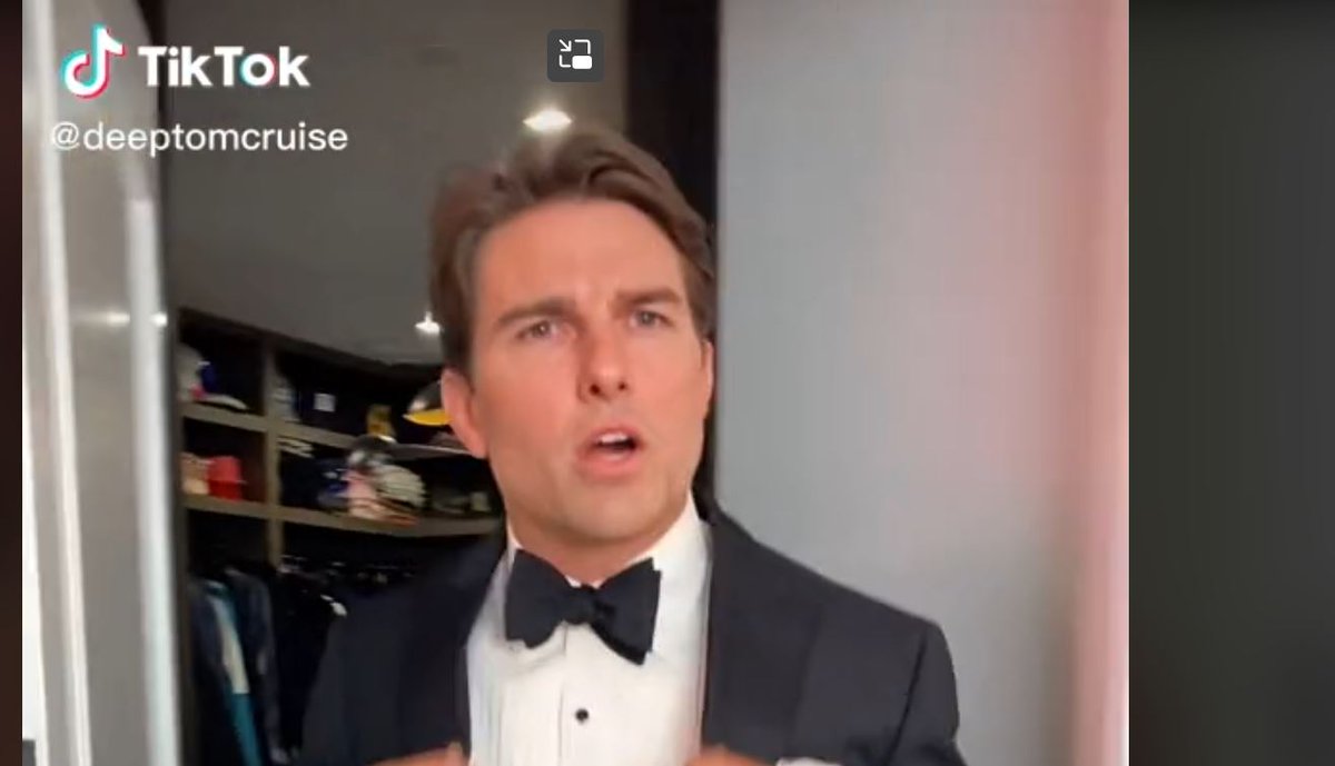 CyberUnitTech's tweet image. Anyone can become Tom Cruise in 3-4 months. While the technology is not ideal, it is possible to train realistic enough AI models to create convincing real-time deepfakes and fool almost anyone. See @deeptomcruise TikTok for what is already being done. tiktok.com/@deeptomcruise