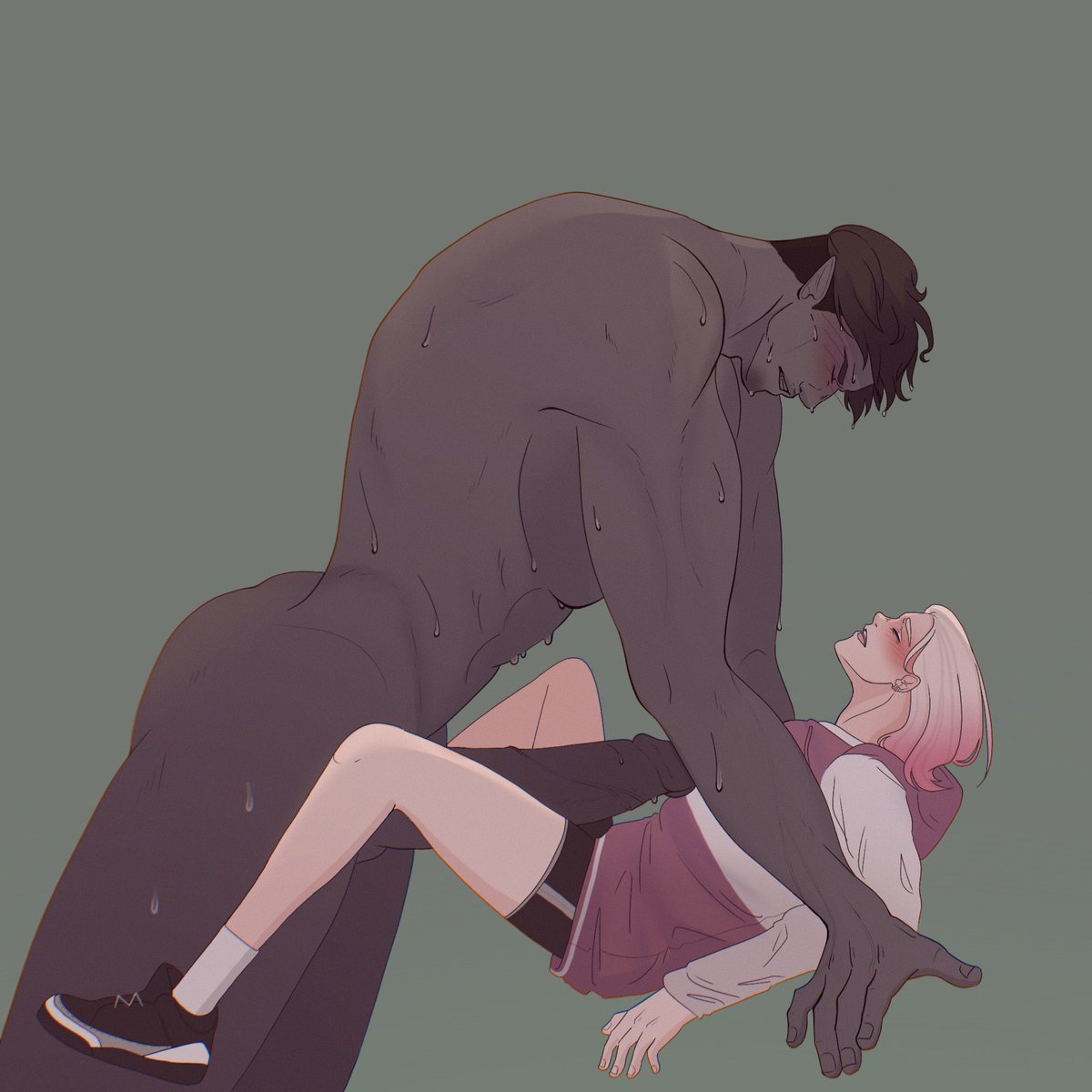 Kittystar_art's tweet photo. First, I don’t think men need to be rewarded for doing the BARE FKING MINIMUM, but with that said, Conor has reached his limit but still has the right mind not to just fuck his partner without consent. #NSFW #YAOI #digitalart #blmanhwa #yaoiart #yaoiHentai #ecchii #gayart #manga https://t.co/E22GjEX7Ng