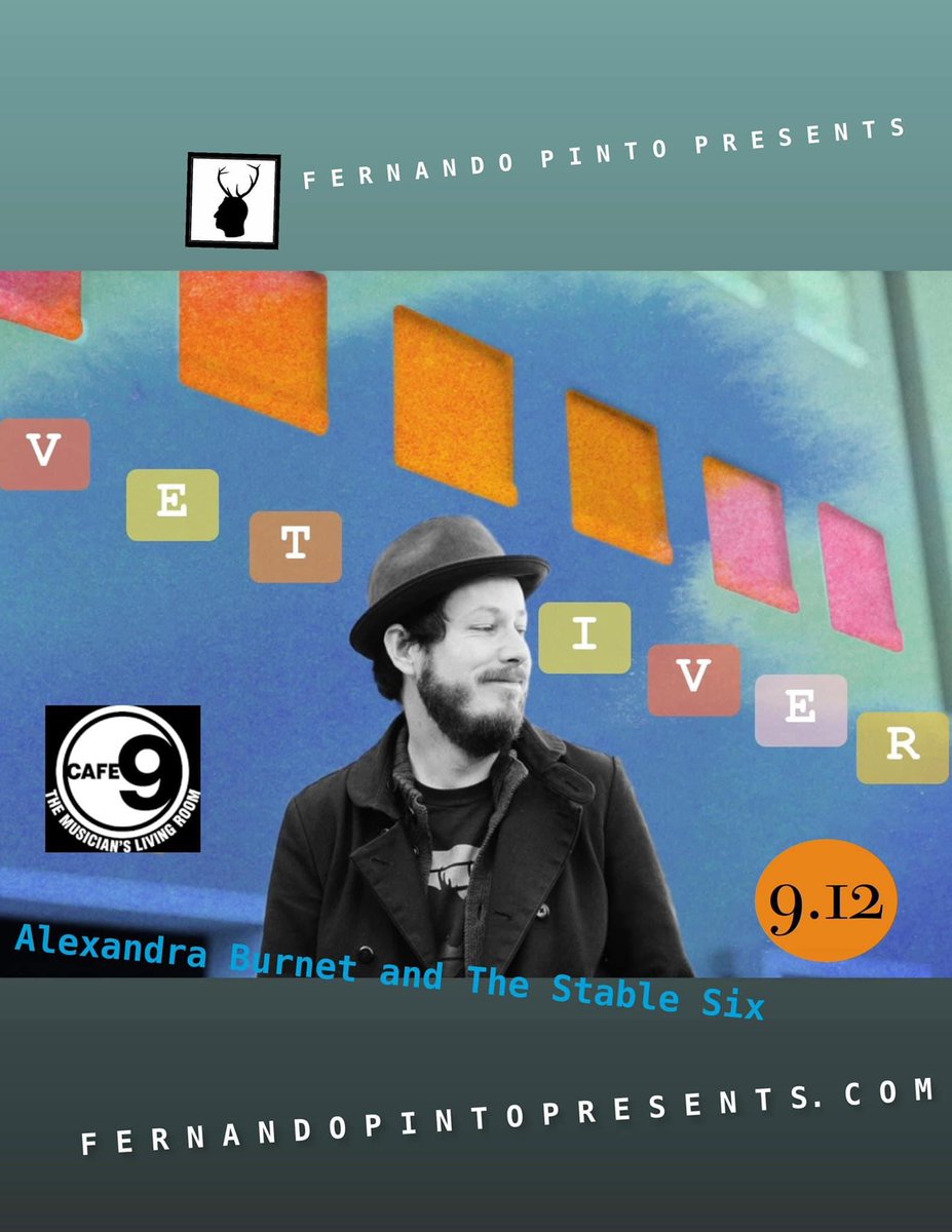 viriato2us's tweet photo. ⚠️ 𝘋𝘖.𝘕𝘖𝘛.𝘔𝘐𝘚𝘚.𝘛𝘏𝘐𝘚 !! ⚠️ @Vetiver, San Francisco most beloved band at @cafenine, Mon. Sept. 12th. (7pm). Prepare yourself for a phenomenal evening of Weird Americana, Stomp and Holler, Indie Rock, which is a rare catch up here in New England. https://t.co/EjaFMnPc7s https://t.co/dJ94XMQ3f4