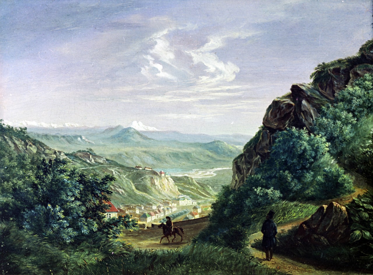 Картина Лермонтова Пятигорск