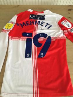 wwstrust's tweet photo. Anis Mehmeti is destined to do very well so these signed shirts are worth securing tonight in our memorabilia auction which closes at 9pm.  As worn by Anis in the Championship and League One over the previous two seasons.
https://t.co/m5OVlLsH3a https://t.co/4fsJXvPSxc