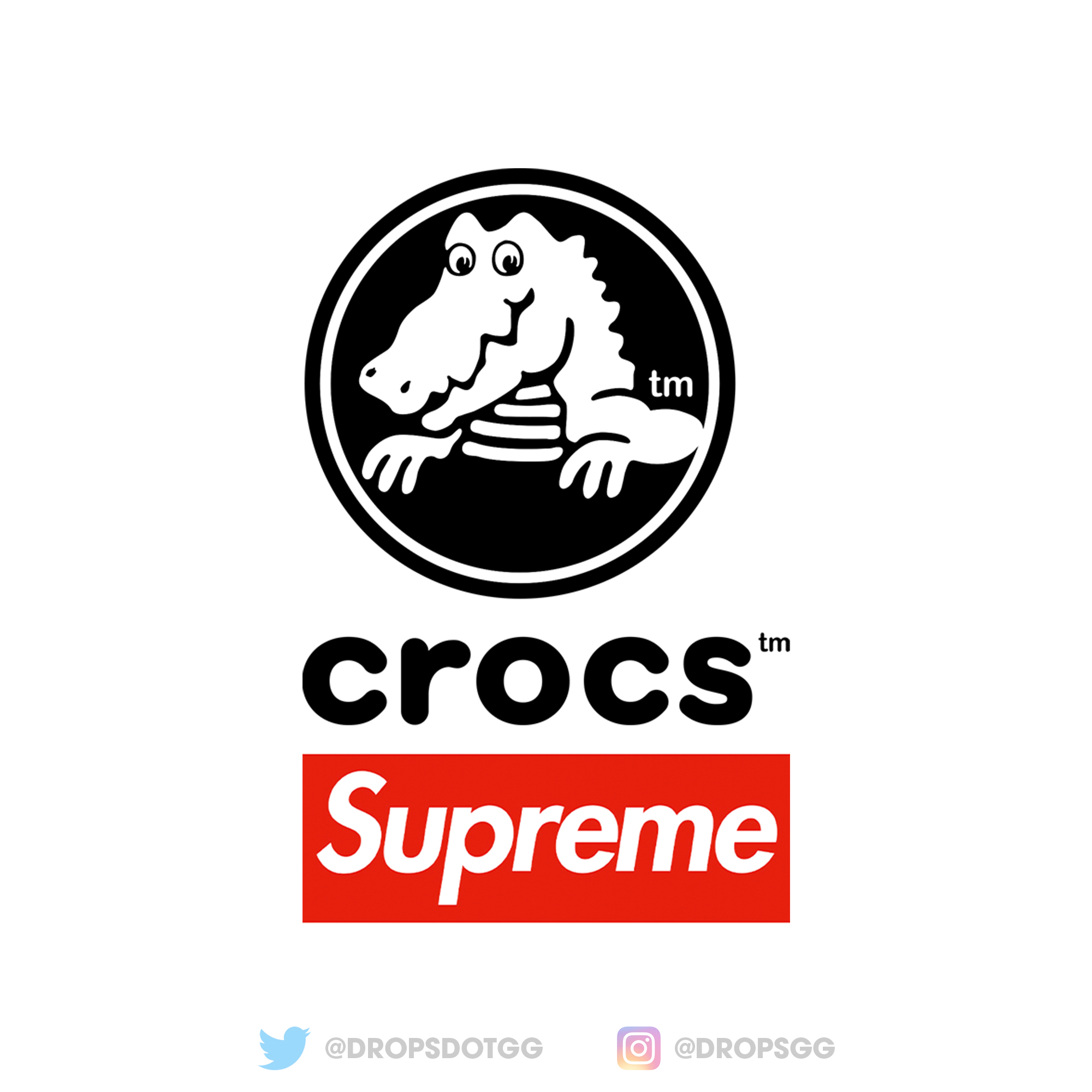 Twitter 上的Supreme Drops："Supreme x Crocs Would want this collaboration to happen? (images are mockups I've made, not actual product 🖍) https://t.co/DZuAVCERHc" / Twitter