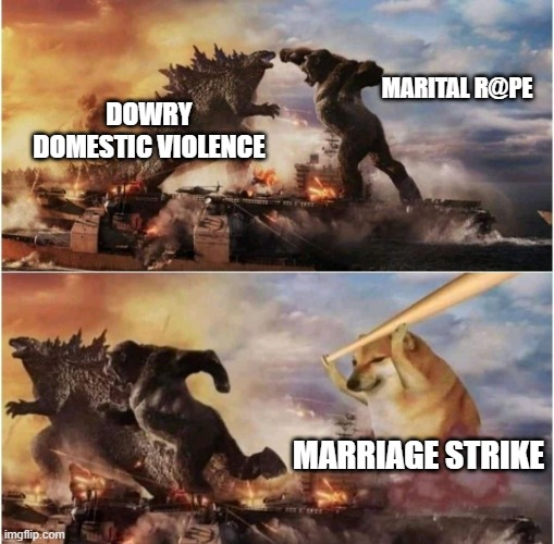 TeamShaktimaan's tweet photo. 😂🤣#MarriageStrike #BoycottMarriage https://t.co/fh6YeAradN
