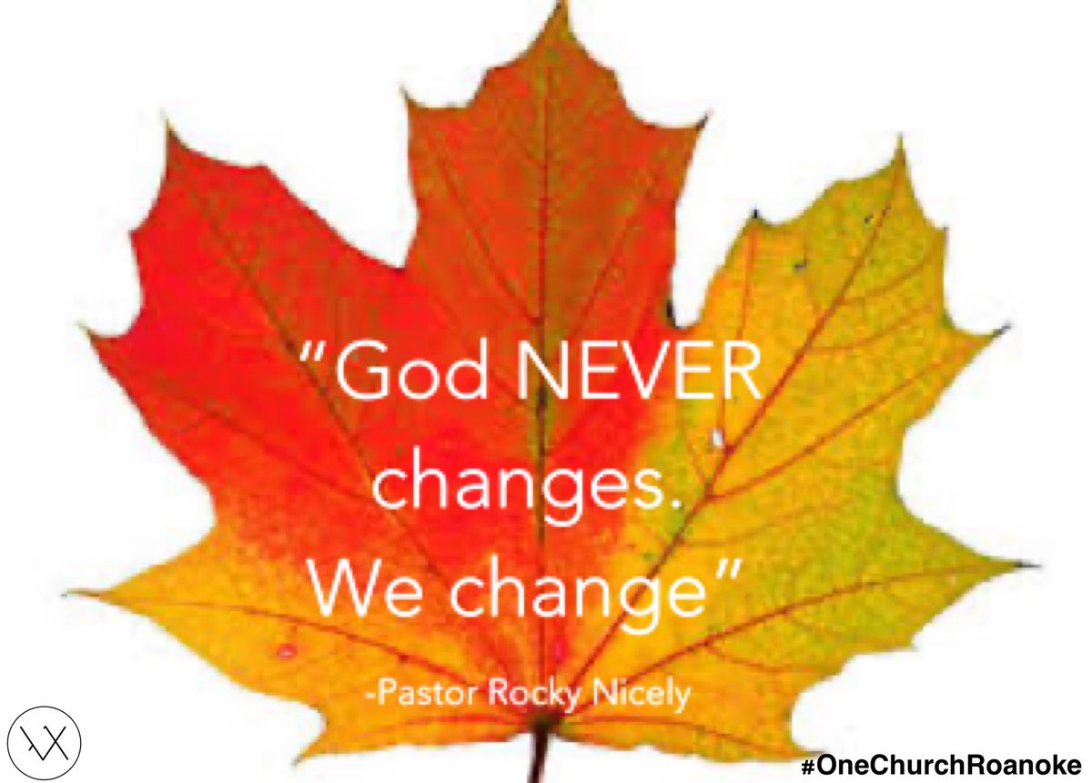 OneChurchRoa's tweet image. “God NEVER changes. We change. #GodNEVERChanges” -Pastor Rocky Nicely #OneWord #OneChurch #OneChurchRoanoke