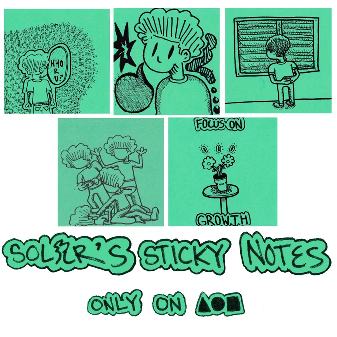 The 1st wave of the "Solar's Sticky Notes" Collection is now LIVE! 