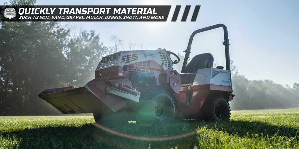 ventrac's tweet photo. You've asked for it, now we're here to deliver. Our intern answers the question we have all wondered, how big of a hole can you dig with the #Ventrac Power Bucket? Check out our YouTube video tomorrow to find out.
#powerbucket #landscapecontractor #compacttractor https://t.co/dBpvyOfVO8