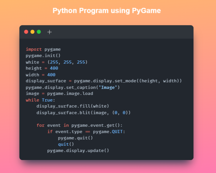 ceoasmi's tweet photo. Day 24/30
Hello Everyone! It's my #Day24 of the challenge #30Daysofcode  with @scaler_official

Problem Statement - 'PyGame' 
Partner - @DMKrishnaA

Join Scaler Discord Community: https://t.co/iR69uqWvts

#day24 #scalerdiscord #progress https://t.co/Ja5uRycE6a