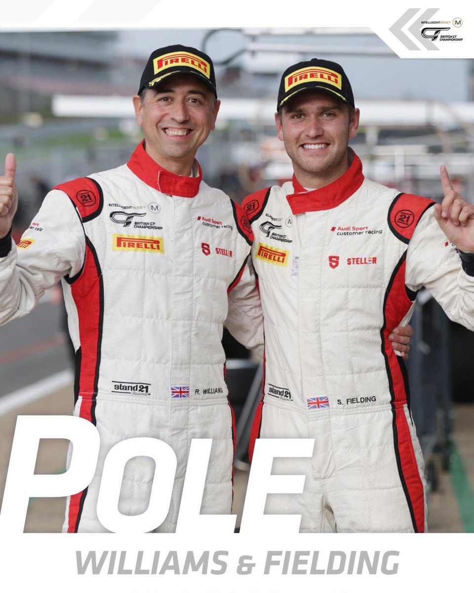 Starting up front tomorrow…

QUALI REPORT: britishgt.com/news/867