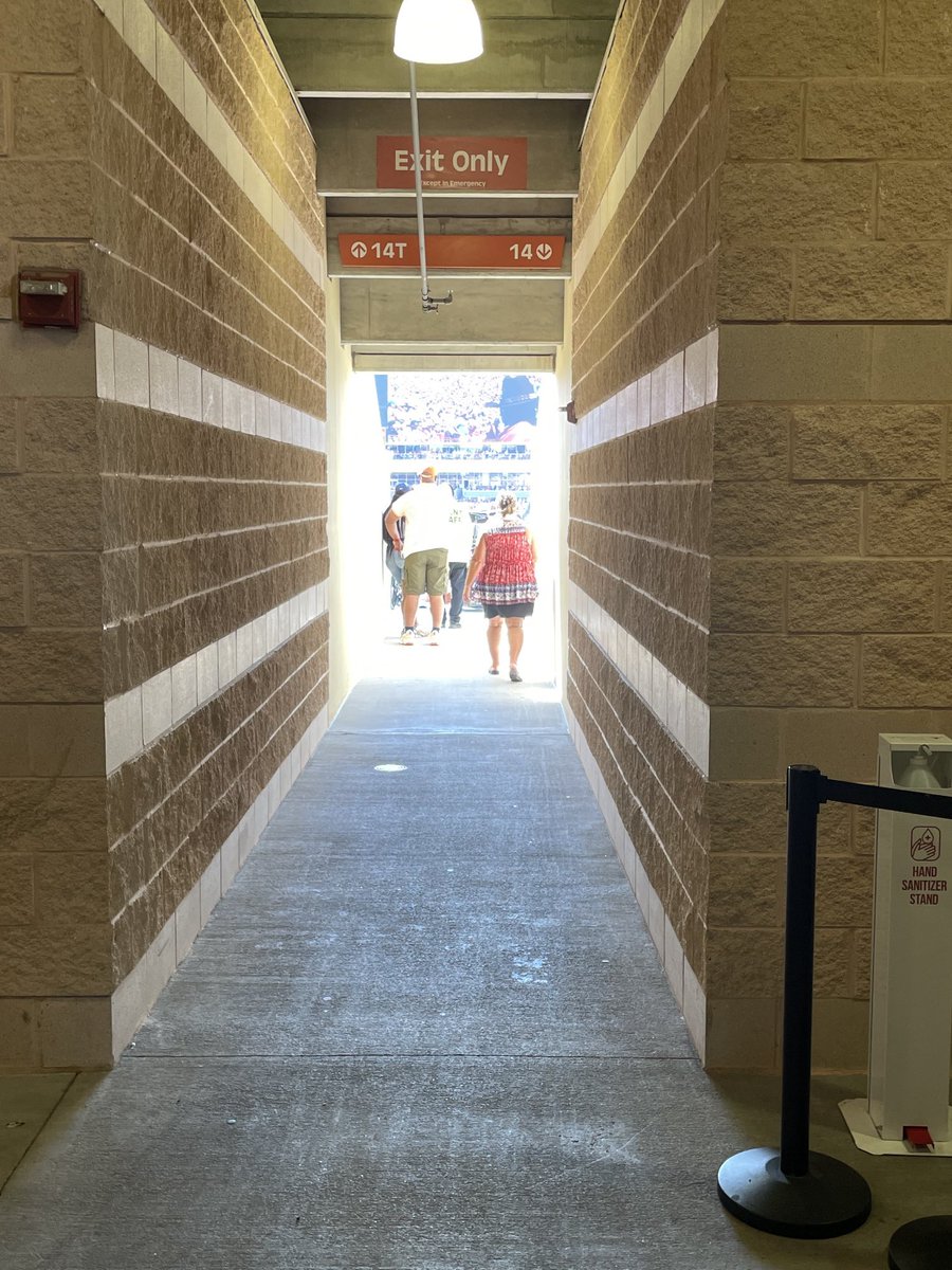 teremccann's tweet photo. @texasfanfirst Why is event staff blocking this entrance? https://t.co/7EcVrWeAt3
