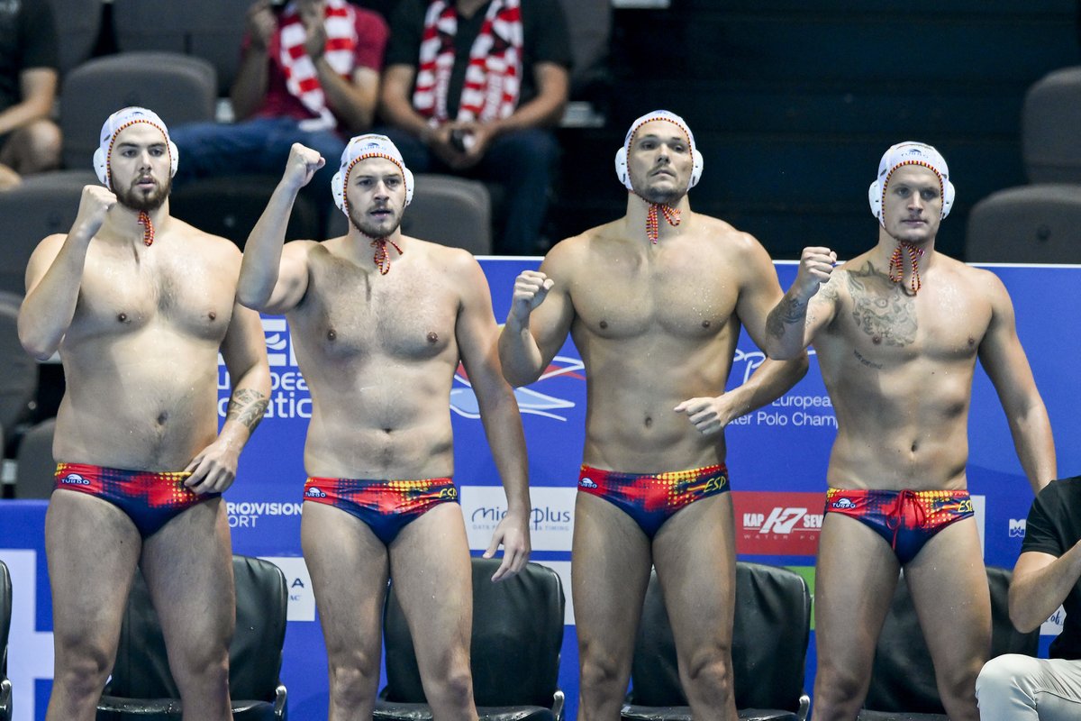 RFEN_Oficial's tweet photo. #Waterpolo
🤽🏻♂️Partido por el bronce del Europeo #wpSplit2022:
Resultado final:
España 🇪🇸 7 - 6 🇮🇹 Italia
🥉¡TERCEROS DE EUROPAAAAA!🥉 https://t.co/wdERxQxWYu