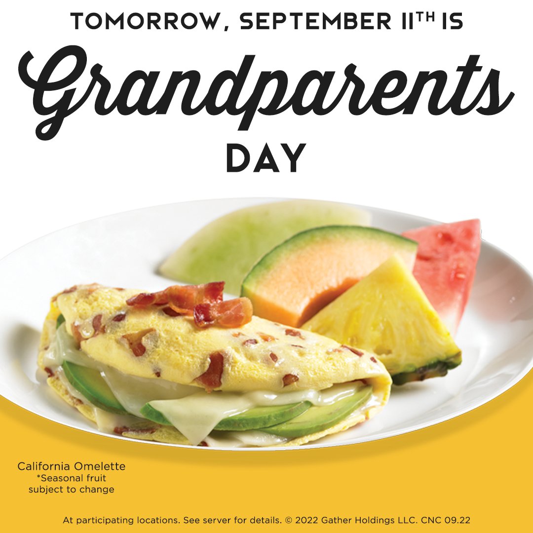 CarrowsTweets's tweet photo. Thank your Grandparents for building a family of love and happiness. Treat them at a Carrows near you or surprise them with a whole pie!! 🥧 https://t.co/5SJVjeCqUz